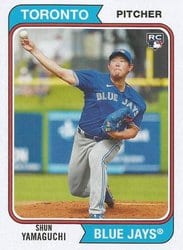 2020 Topps Archives Base Set Shun Yamaguchi #192 card