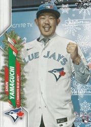 2020 Topps Holiday Base Set Shun Yamaguchi #HW93 card