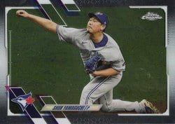 2021 Topps Chrome Base Set Shun Yamaguchi #15 card