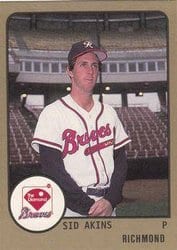 1988 ProCards Base Set Sid Akins #14 card