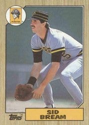 1987 Topps Base Set Sid Bream #35 card