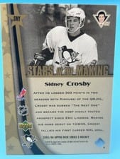 2005 Upper Deck Stars in the Making Sidney Crosby #SM1 card