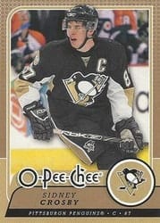 2008-09 O-Pee-Chee Base Set Sidney Crosby #18 card