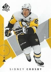 2018-19 SP Authentic Base Set Sidney Crosby #87 card