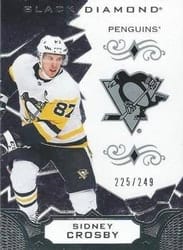 2018-19 Upper Deck Black Diamond Base Set Sidney Crosby #BDB-SC card