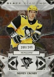 2019-20 Upper Deck Black Diamond Base Set Sidney Crosby #BDB-SC card