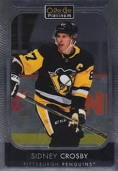 2021-22 O-Pee-Chee Platinum Base Set Sidney Crosby #87 card