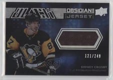 2021-22 SPx UD Black Obsidian Jersey Sidney Crosby #OJ-SC card