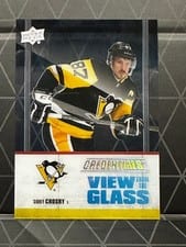 2021-22 Upper Deck Credentials View from the Glass Sidney Crosby #VG-1 card