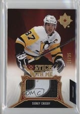 2021-22 Upper Deck Ultimate Collection Stick With Me Sidney Crosby #SWM-SC card