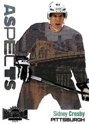 2022-23 SkyBox Metal Universe Aspects Sidney Crosby #A-3 card
