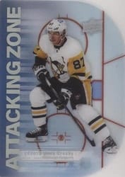 2022-23 Upper Deck Attacking Zone Sidney Crosby #AZ-16 card