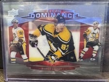 2022-23 Upper Deck Clear Dominance Sidney Crosby #CD14 card