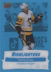 2022-23 Upper Deck Highlighters Sidney Crosby #HL-8 card