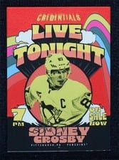 Sidney Crosby 2023-24 Upper Deck Credentials Live, Tonight card