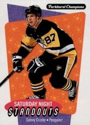 2024-25 Parkhurst Champions Saturday Night Standouts Sidney Crosby #SS-22 card