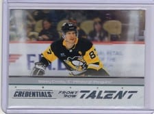 2024-25 Upper Deck Credentials Front Row Talent Sidney Crosby #FRT-SC card