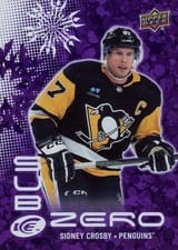 2024-25 Upper Deck Ice Sub Zero Stars Sidney Crosby #6 card