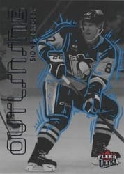 2025-26 Fleer Ultra Outlining Sidney Crosby #OL 14 of 30 card