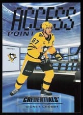 2025-26 Upper Deck Credentials Access Point Sidney Crosby #AP-11 card