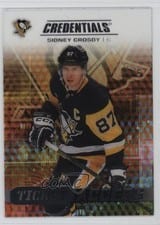 2025-26 Upper Deck Credentials Acetate Ticket Access Sidney Crosby #TA-SC card