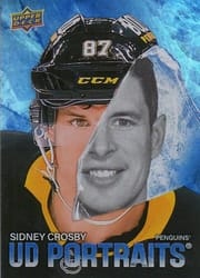 2025-26 Upper Deck UD Portraits Sidney Crosby #P-33 card