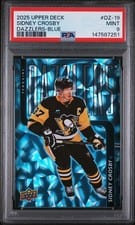 2025 Upper Deck Dazzlers Sidney Crosby Blue #DZ-19 card