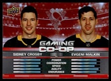 2024-25 Upper Deck Gaming Co-Op Sidney Crosby / Evgeni Malkin #CGO-4 card