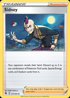 Fusion Strike Sidney #241 card