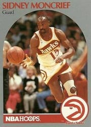 1990-91 Hoops Base Set Sidney Moncrief #402 card