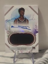 2023-24 Topps Motif Motif Rookie Dual Relic Autographs Sidy Cissoko #123 card
