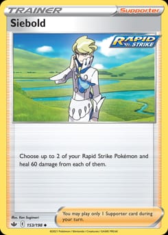 Chilling Reign Siebold #153 card