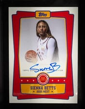 2025 Topps Chrome McDonald's All American Event Autographs Sienna Betts #EA-SB card
