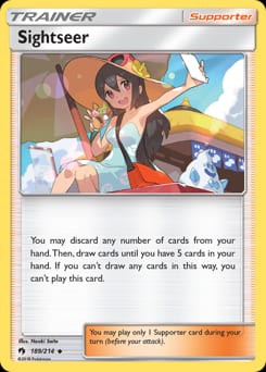 Lost Thunder Sightseer #189 card
