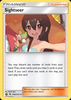 Lost Thunder Sightseer #189a card