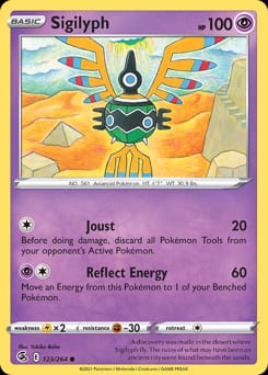 Fusion Strike Sigilyph #123 card