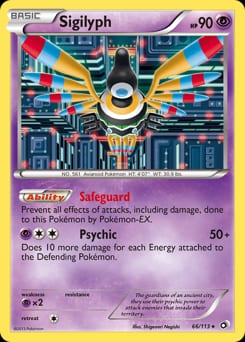 Legendary Treasures Sigilyph #66 card
