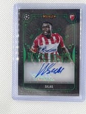 2024 Topps Merlin UEFA Mystics Nights Autograph Silas #MNA-SI card