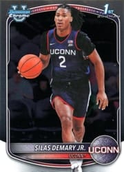 2025-26 Bowman Chrome Prospects Silas Demary Jr. #BCP-20 card