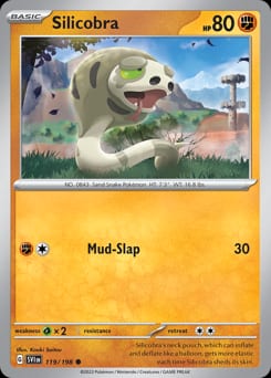 Scarlet & Violet Silicobra #119 card