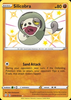 Shining Fates Shiny Vault Silicobra #SV070 card