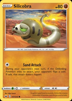 Sword & Shield Silicobra #107 card
