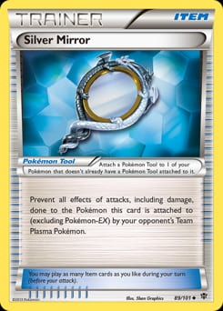 Plasma Blast Silver Mirror #89 card