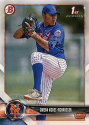 2018 Bowman Draft Base Set Simeon Woods-Richardson #BD-181 card