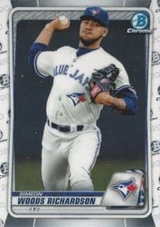 2020 Bowman Chrome Prospects Simeon Woods Richardson #BCP-190 card