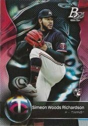2023 Bowman Platinum Base Set Simeon Woods Richardson #99 card