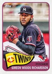 2023 Topps Archives Base Set Simeon Woods Richardson #131 card