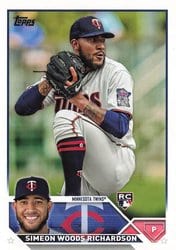 2023 Topps Base Set Simeon Woods Richardson #479 card