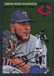 2023 Topps Chrome Platinum Anniversary Base Set Simeon Woods Richardson #135 card