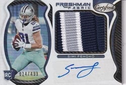 2021 Panini Certified Base Set Simi Fehoko #241 card